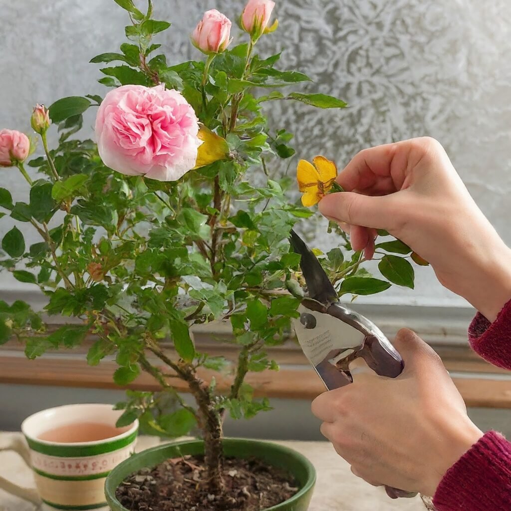 Indoor Rose Plant 